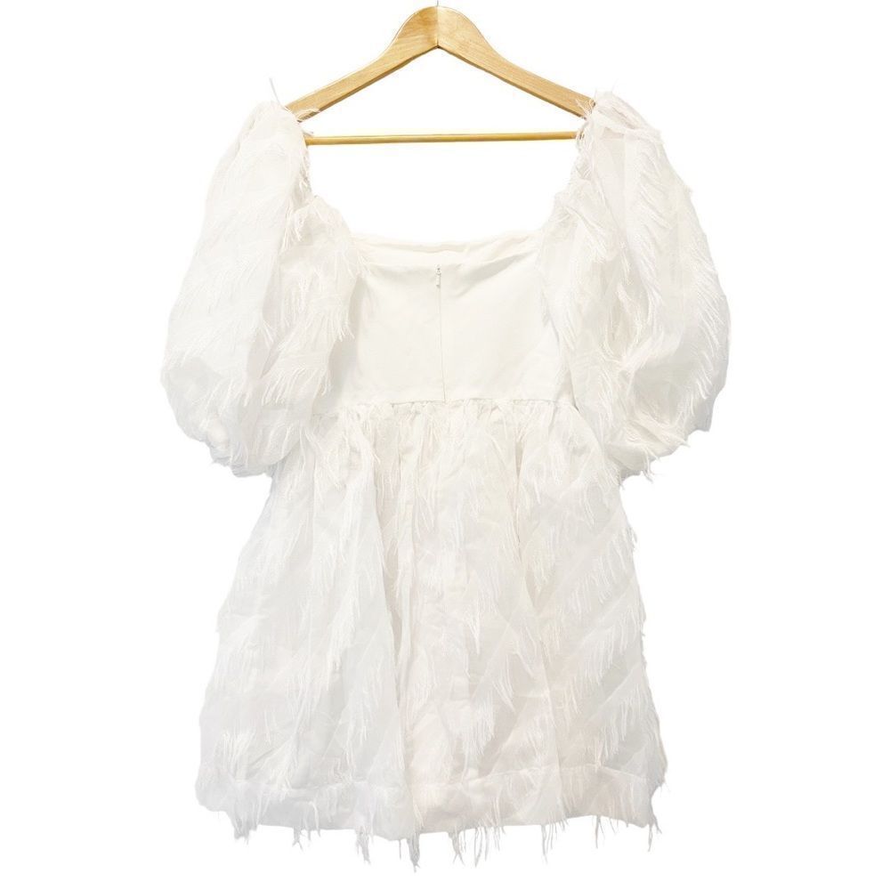 Black Halo Pepper Mini Dress White in Size 4 - Picture 9 of 10